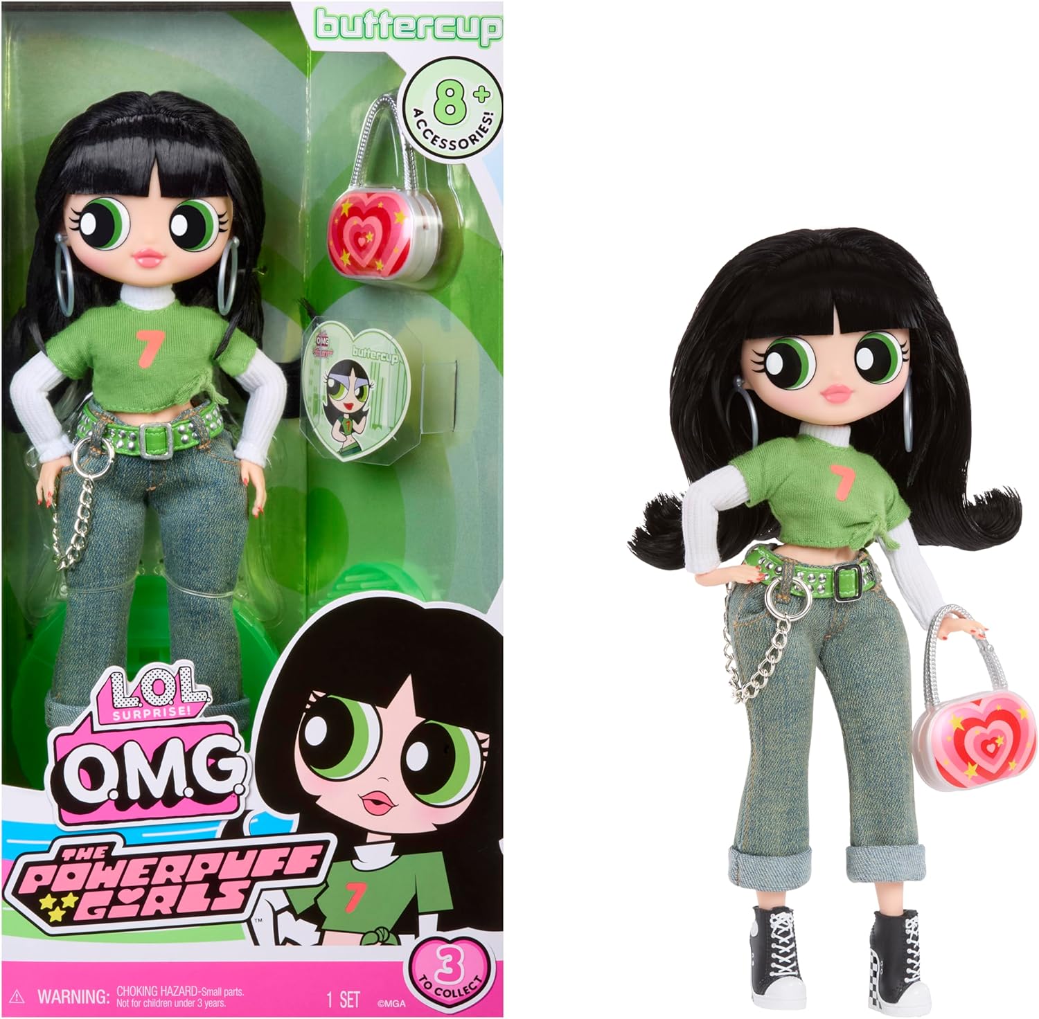 Лялька L.O.L. Surprise! OMG The Powerpuff Girls Buttercup Суперкрихітки Баттеркап (542872) 1 Лялька L.O.L. Surprise! OMG The Powerpuff Girls Buttercup Суперкрихітки Баттеркап (542872)
