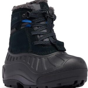 Дитячі зимові черевики для хлопчика Columbia Powderbug Alpine Waterproof Snow Dark Grey Mountain Blue (212888)