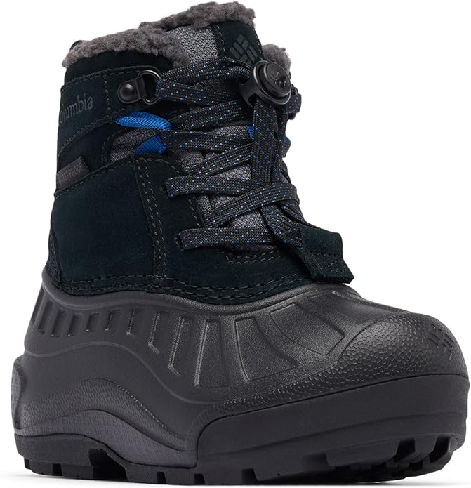 Дитячі зимові черевики для хлопчика Columbia Powderbug Alpine Waterproof Snow Dark Grey Mountain Blue (212888)