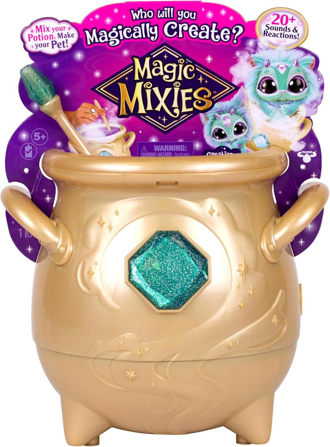 Ігровой набір Magic Mixies Magical Real Misting Gold Cauldron Чарівний казан Золотий (14938)