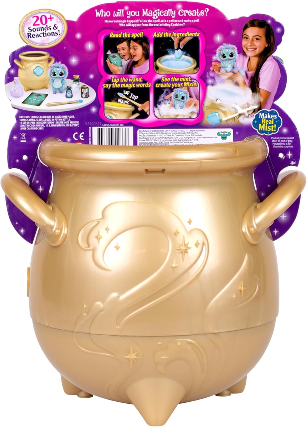 Ігровой набір Magic Mixies Magical Real Misting Gold Cauldron Чарівний казан Золотий (14938) - Зображення 7