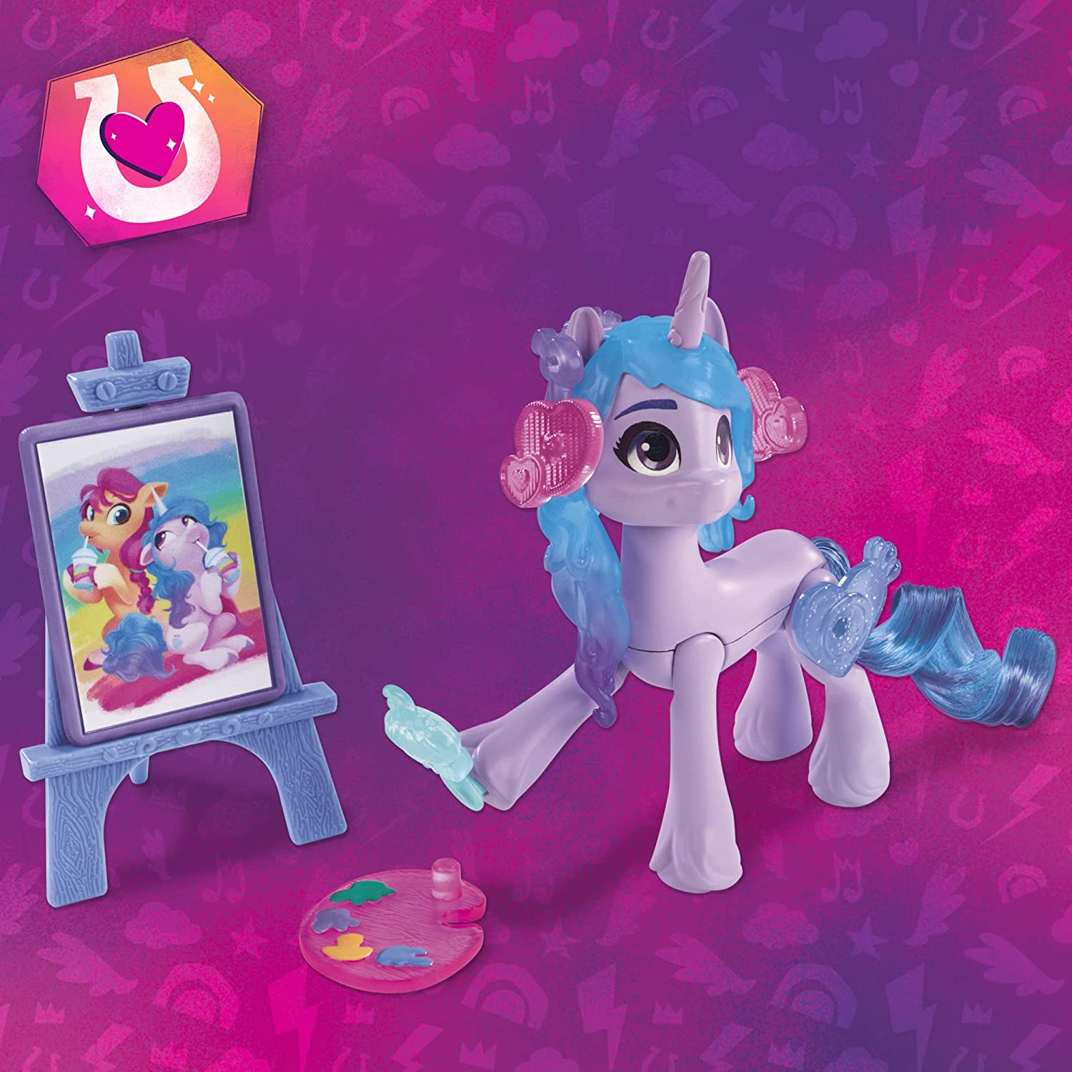 УЦЕНКА Игровой набор Моя Маленькая Пони My Little Pony Make Your Mark Toy Cutie Mark Magic Izzy Moonbow (F5252) - Зображення 5