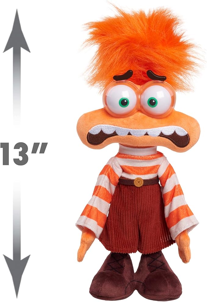 Інтерактивна м’яка лялька Just Play Inside Out 2 Головоломка 2: Тривожність (45514) 3 Інтерактивна м’яка лялька Just Play Inside Out 2 Головоломка 2: Тривожність (45514) - Зображення 3
