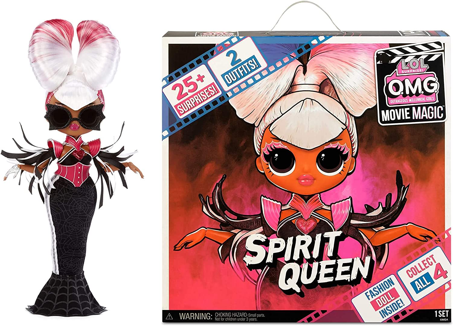 Кукла L.O.L. Surprise! серии O.M.G. Movie Magic Spirit Queen ЛОЛ Королева Кураж (577928) 1 Кукла ЛОЛ Королева Кураж L.O.L. Surprise! серии O.M.G. Movie Magic Spirit Queen (577928)