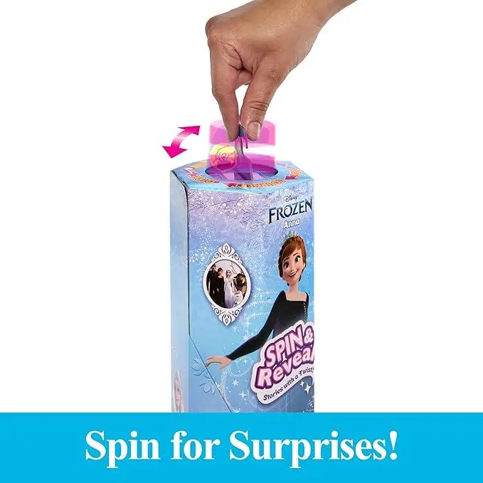Лялька Mattel Disney Princess Frozen Anna Spin and Reveal Крути и прояви Анна Холодне серце (HXD27) - Зображення 5