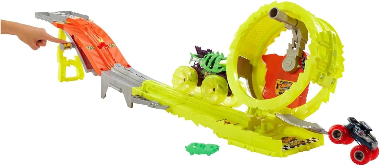 Трек Hot Wheels Power Smashers Monster Trucks Заряджай і переслідуй Ультра гонки (HXT05) - Зображення 4