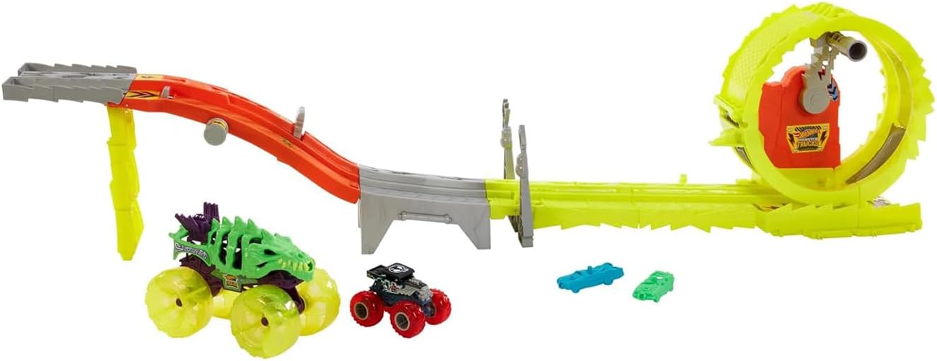 Трек Hot Wheels Power Smashers Monster Trucks Заряджай і переслідуй Ультра гонки (HXT05) - Зображення 7