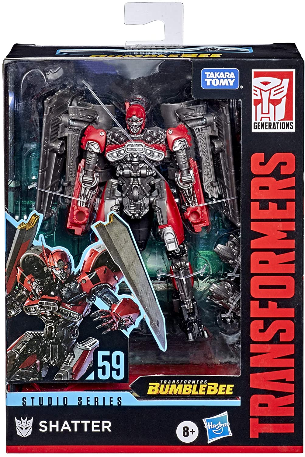Трансформер Шаттер Самолет Бамблби Transformers Studio Series 59 Deluxe Class Bumblebee Movie Shatter Hasbro (E7201)