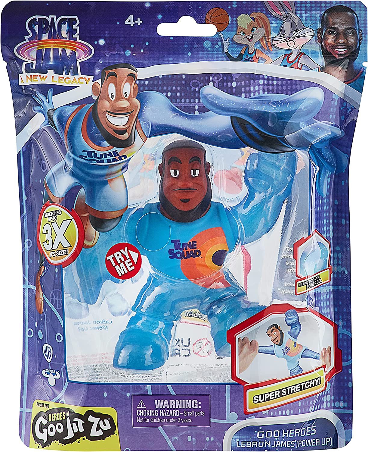 Ігрова стретч-фігурка Heroes of Goo Jit Zu Space Jam Lebron James - Гуджитсу Леброн Джеймс (14597)