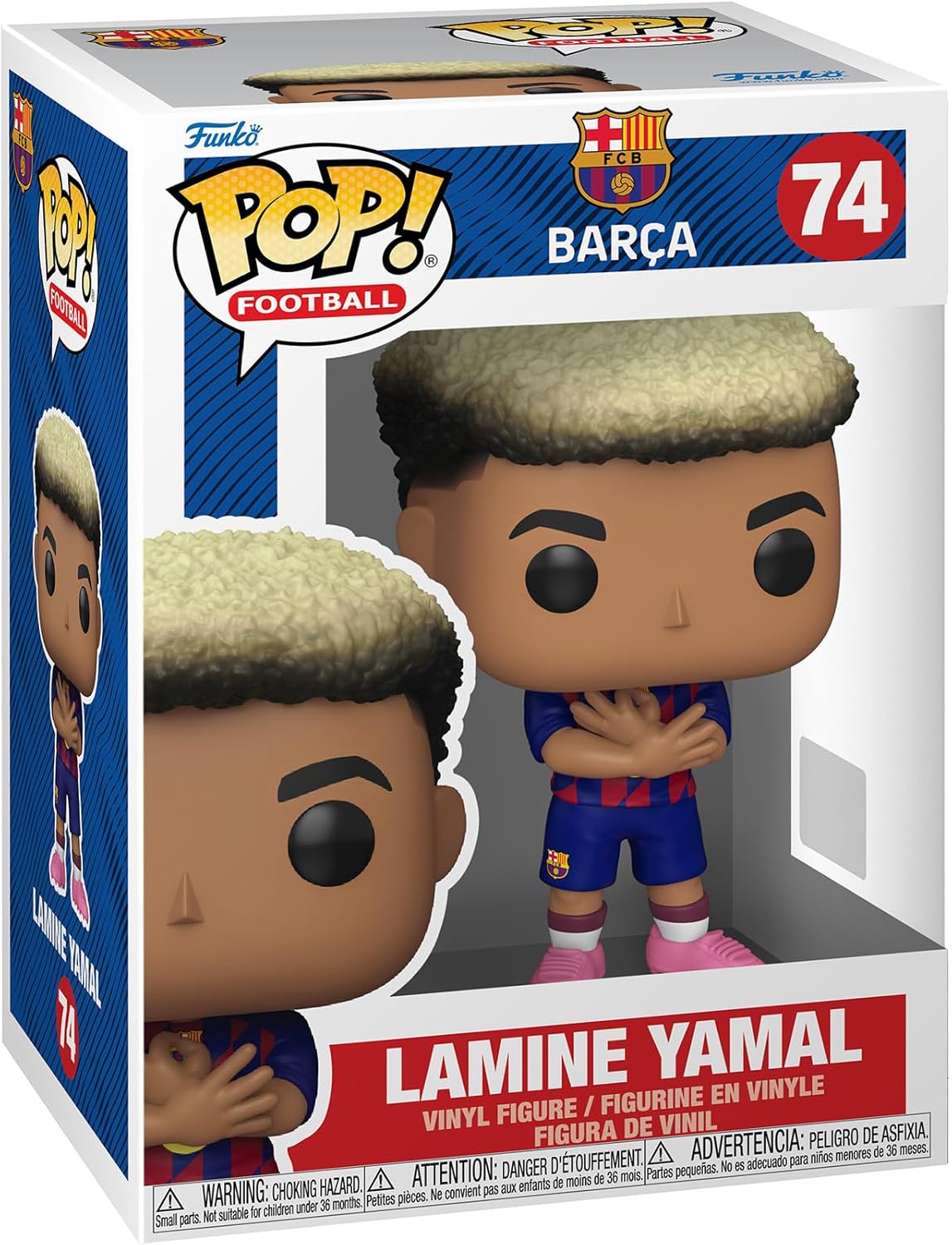 Ігрова фігурка Funko Pop! Football FC Barcelona – Ламін Ямаль / Lamine Yamal (89370) Funko Pop Lamine Yamal