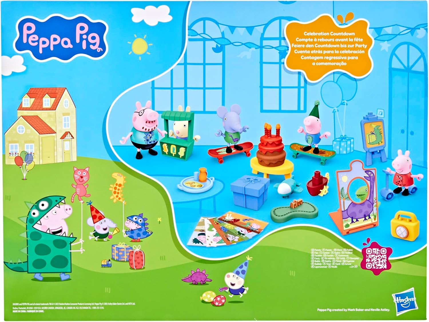 Ігровий набір Адвент календар Peppa Pig George's Party Advent Calendar Свинка Пеппа День Народження Джорджа - Зображення 11