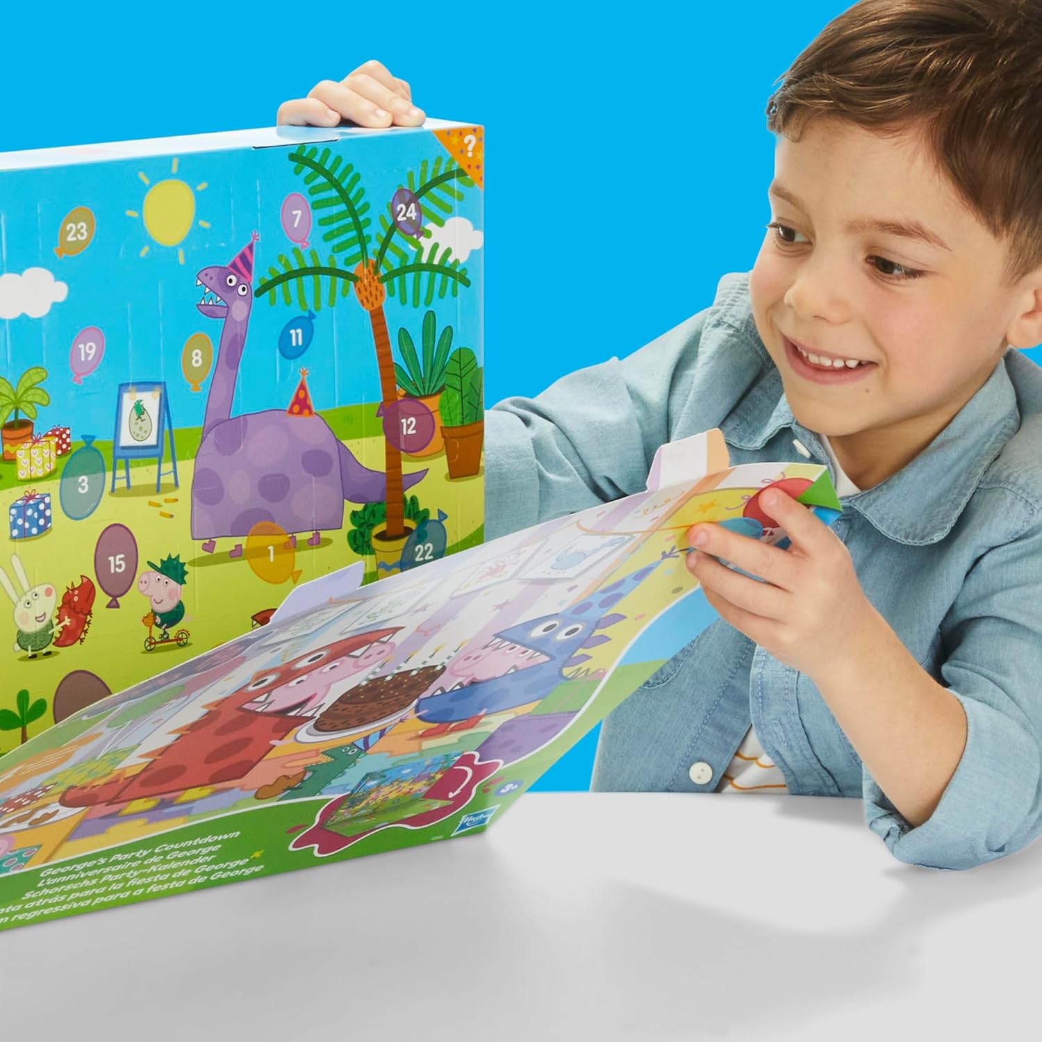 Ігровий набір Адвент календар Peppa Pig George's Party Advent Calendar Свинка Пеппа День Народження Джорджа - Зображення 2