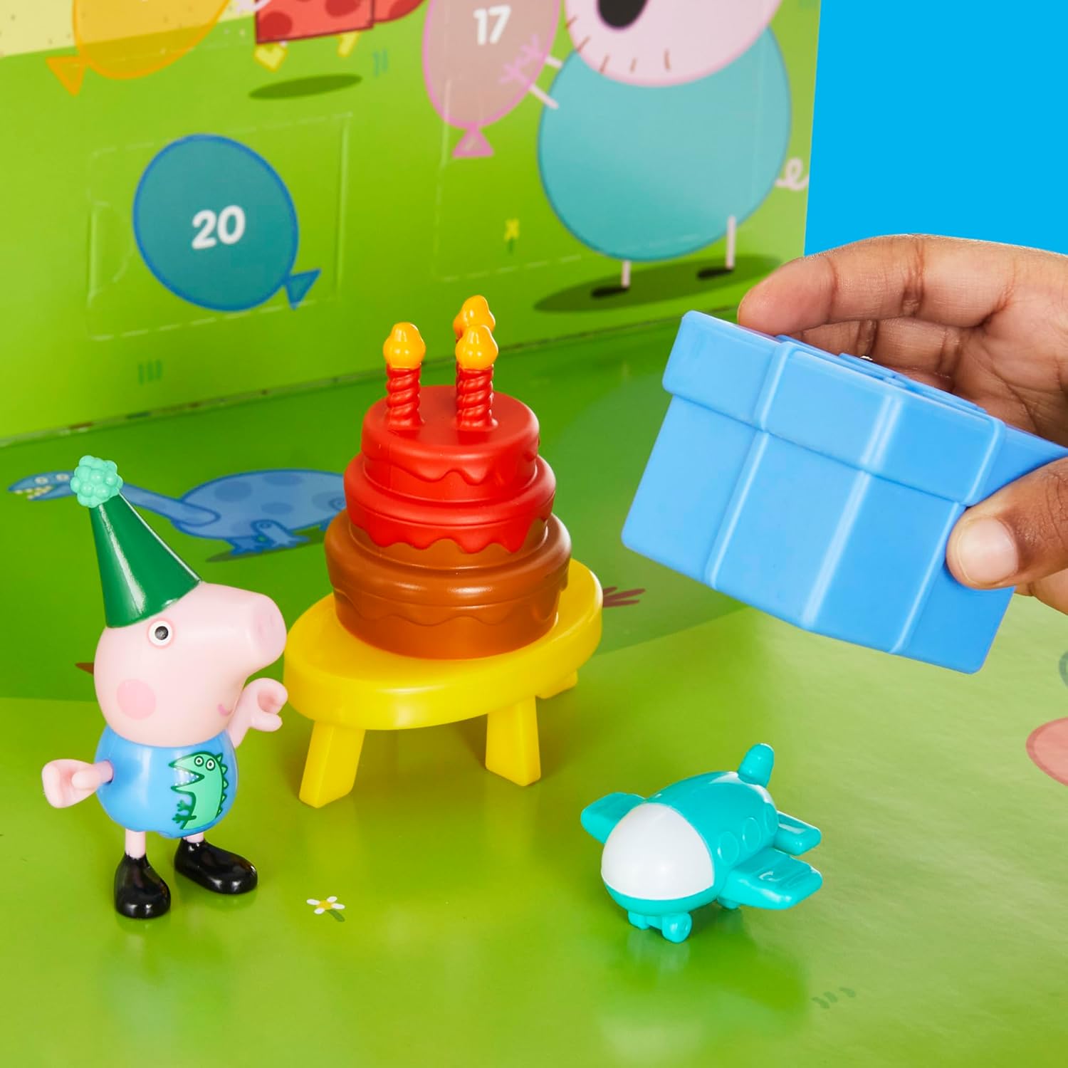 Ігровий набір Адвент календар Peppa Pig George's Party Advent Calendar Свинка Пеппа День Народження Джорджа - Зображення 5