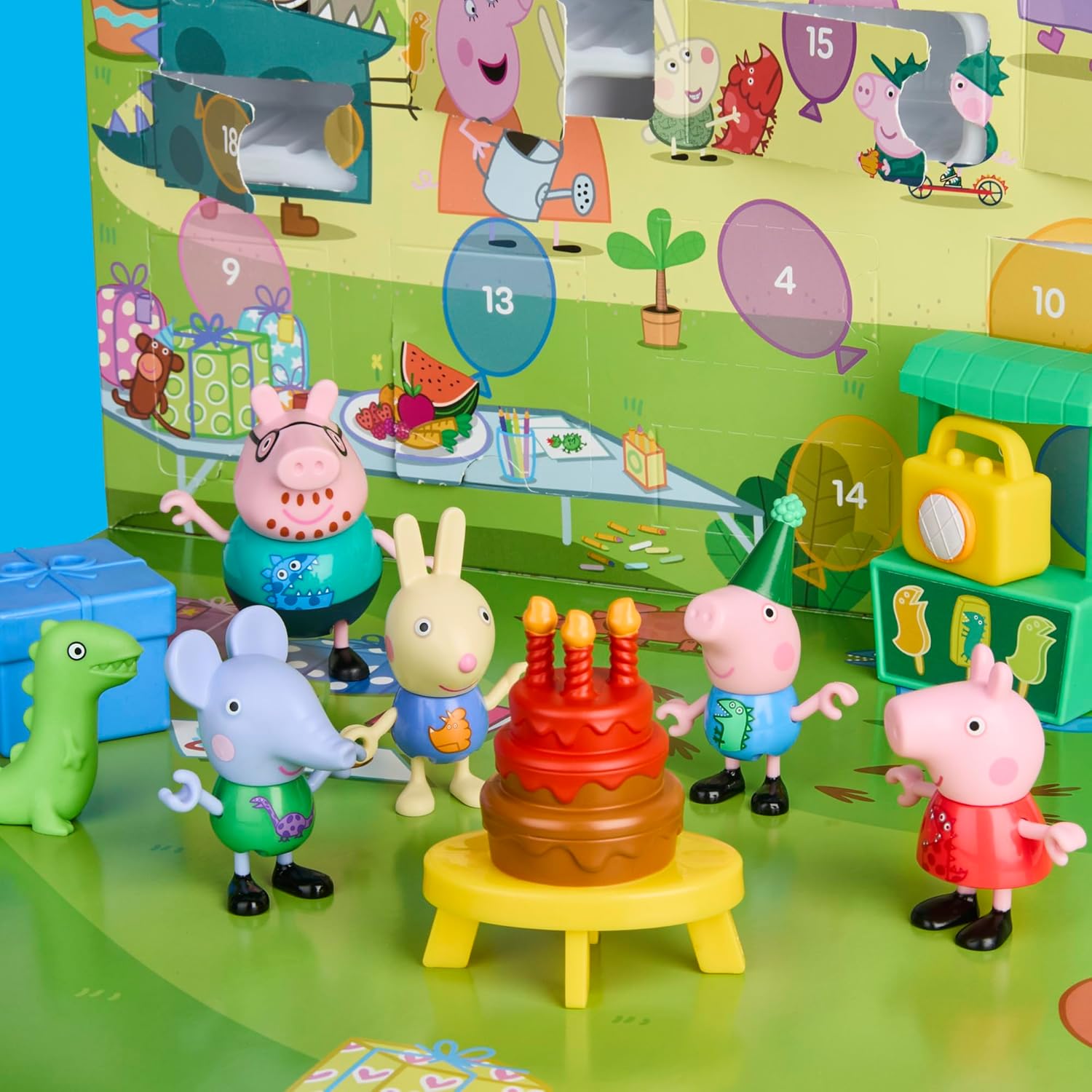 Ігровий набір Адвент календар Peppa Pig George's Party Advent Calendar Свинка Пеппа День Народження Джорджа - Зображення 9
