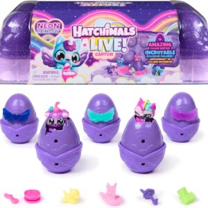 Ігровий набір Hatchimals Alive Rainbow Splash Egg Carton Лоток Хетчімалс Алайв з 5 мініфігурками (6072615)