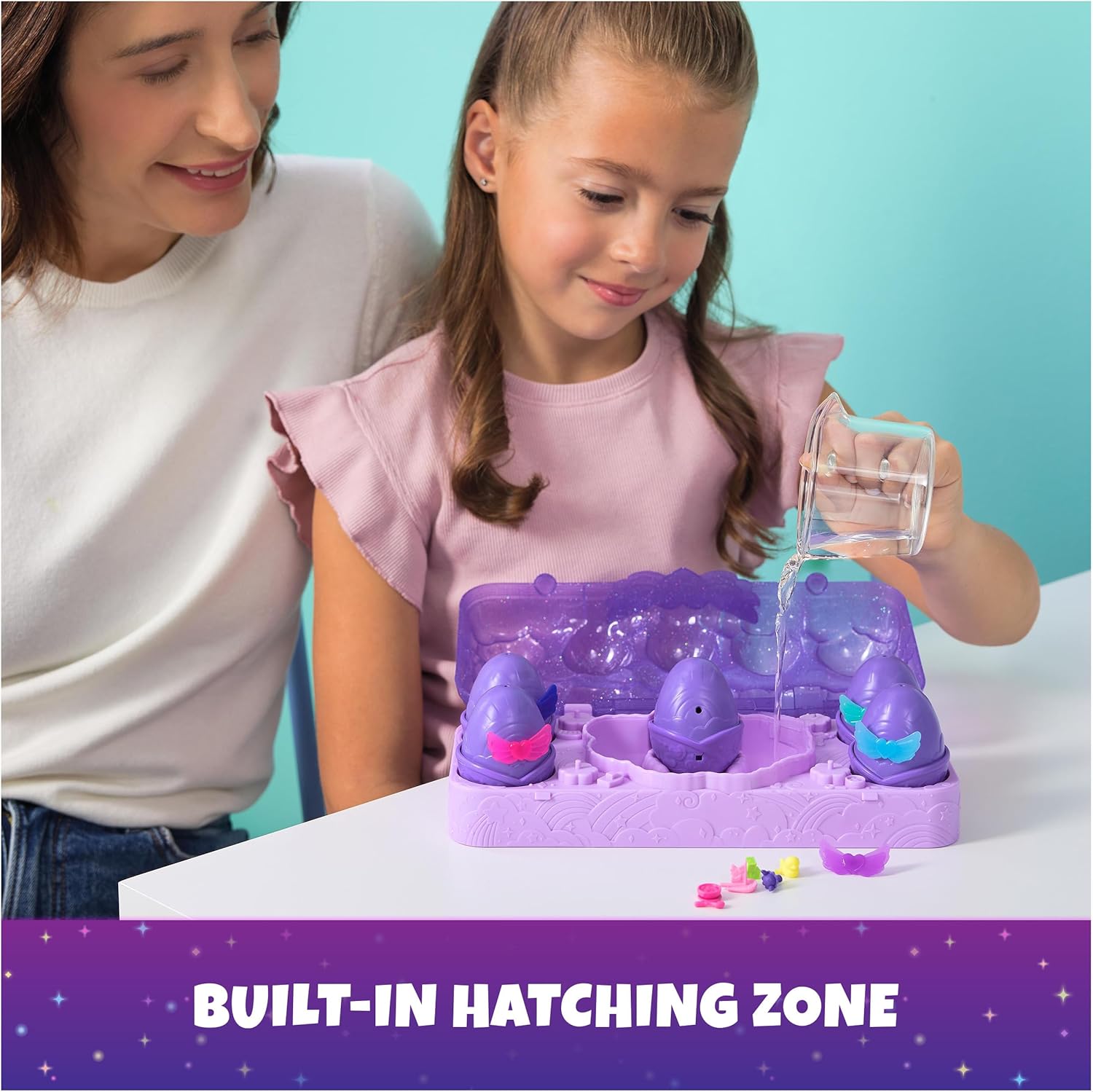 Ігровий набір Hatchimals Alive Rainbow Splash Egg Carton Лоток Хетчімалс Алайв з 5 мініфігурками (6072615) - Зображення 8