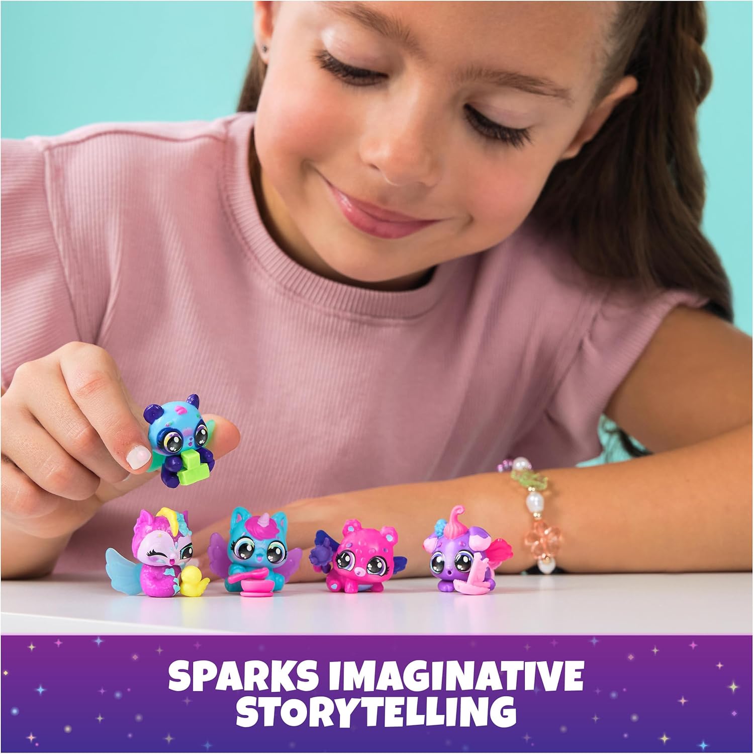 Ігровий набір Hatchimals Alive Rainbow Splash Egg Carton Лоток Хетчімалс Алайв з 5 мініфігурками (6072615) - Зображення 4