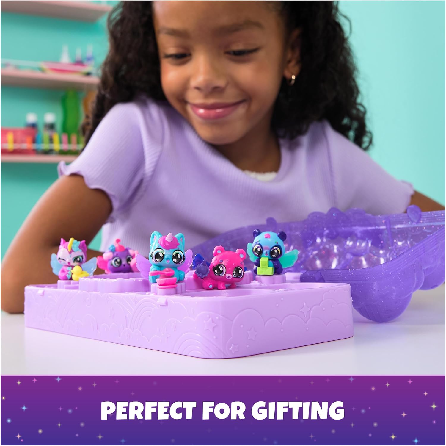 Ігровий набір Hatchimals Alive Rainbow Splash Egg Carton Лоток Хетчімалс Алайв з 5 мініфігурками (6072615) - Зображення 3