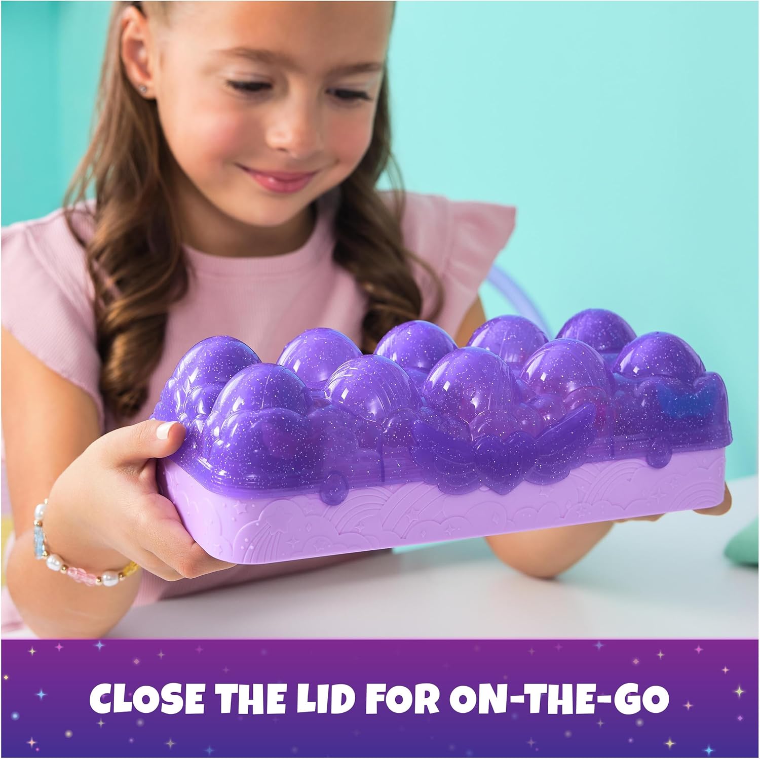 Ігровий набір Hatchimals Alive Rainbow Splash Egg Carton Лоток Хетчімалс Алайв з 5 мініфігурками (6072615) - Зображення 2