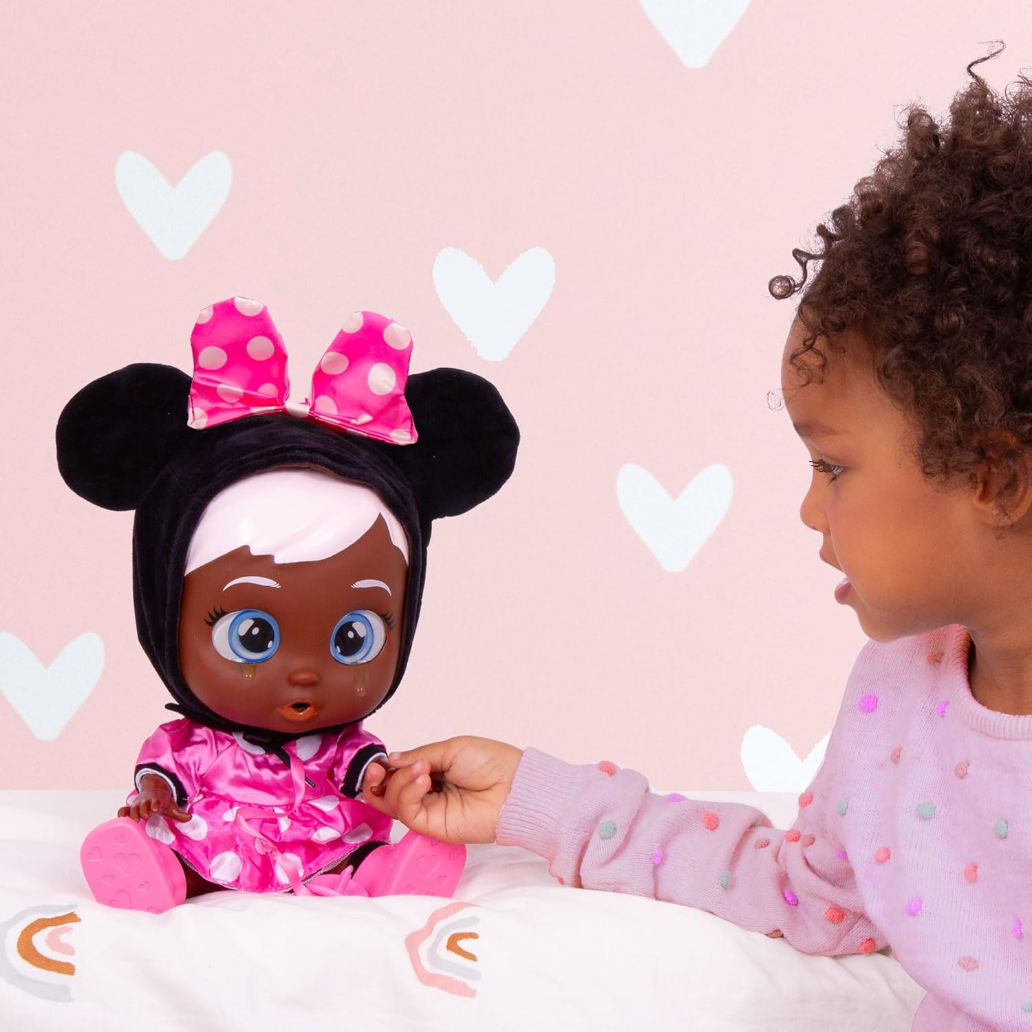 Інтерактивна лялька Cry Babies Disney Minnie Mouse Плакса Мінні Маус (922211) 4 Інтерактивна лялька Cry Babies Disney Minnie Mouse Плакса Мінні Маус (922211) - Зображення 4
