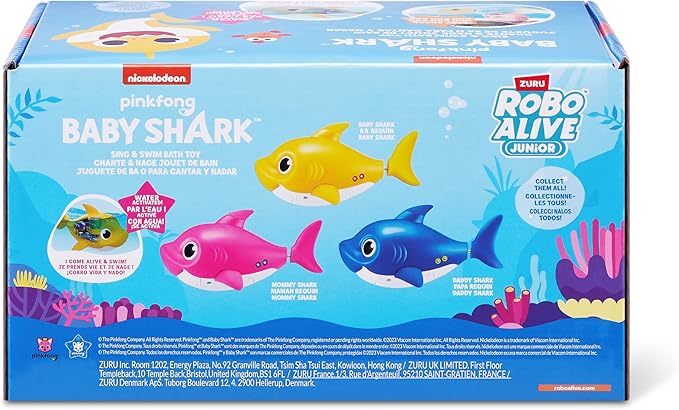 Интерактивная игрушка акула для ванны Robo Alive Junior Baby Shark Yellow (71109A-2023) - Зображення 2