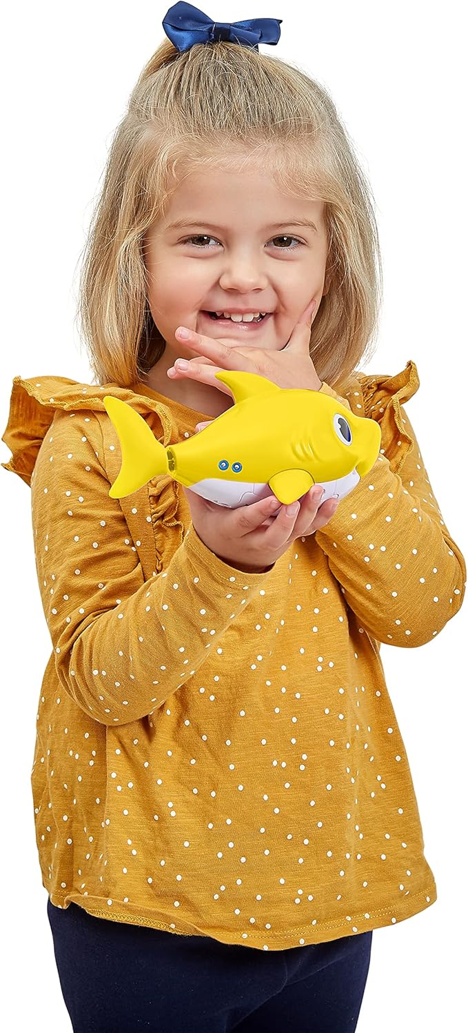 Интерактивная игрушка акула для ванны Robo Alive Junior Baby Shark Yellow (71109A-2023) - Зображення 7