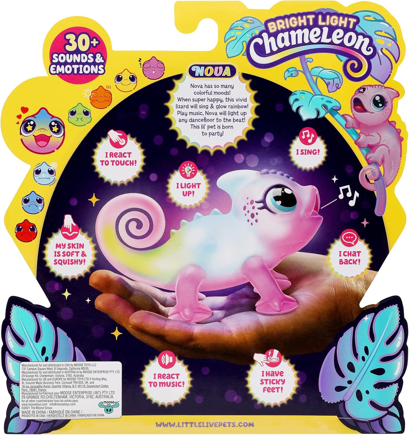 Интерактивная игрушка Хамелеон Нова Little Live Pets Lil Chameleon Nova (26365) 8 Интерактивная игрушка Хамелеон Нова Little Live Pets Lil Chameleon Nova (26365) - Зображення 8