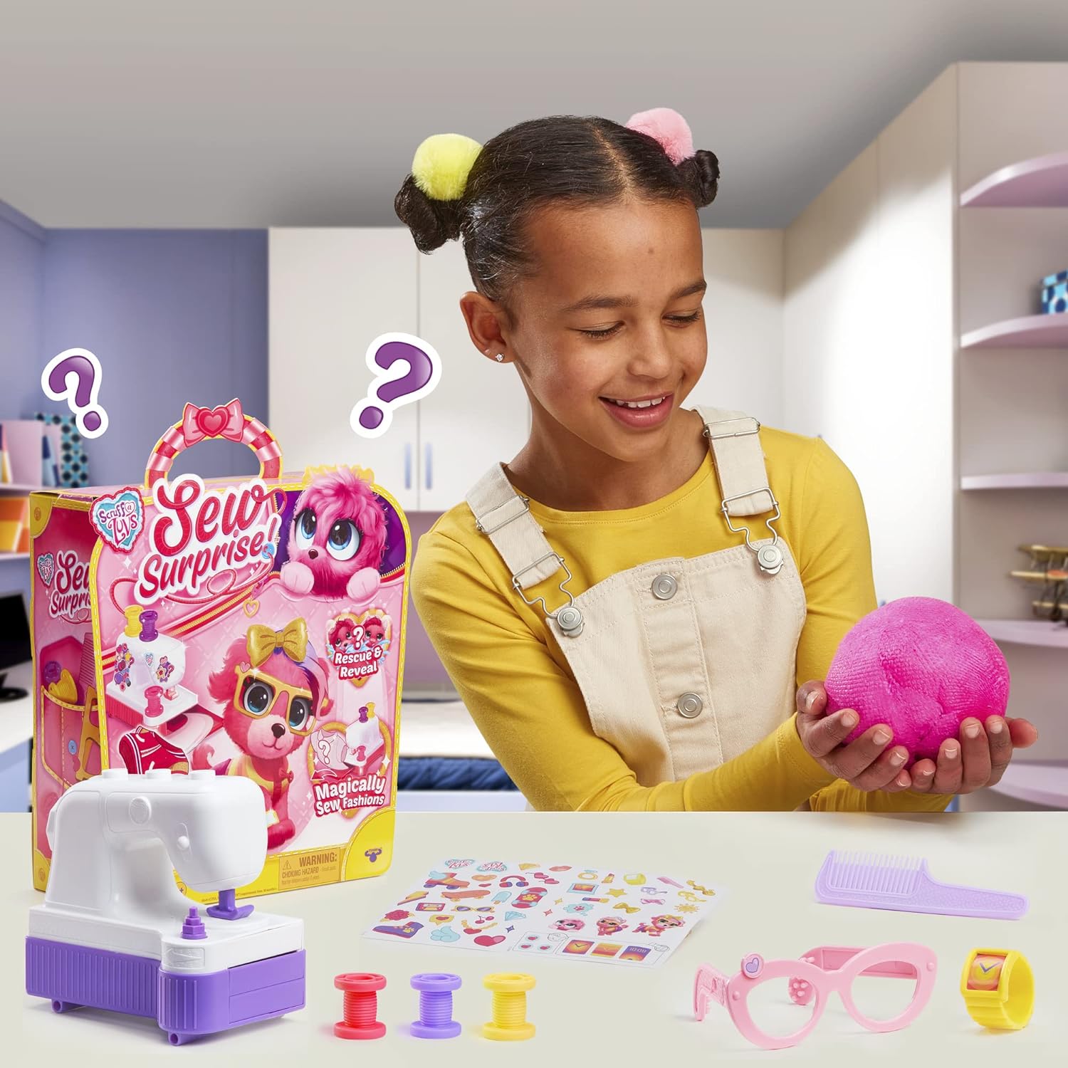 Интерактивная игрушка Няшка-Потеряшка Little Live Pets Scruff-a-Luvs Sew Surprise Pink (30172) 3 Интерактивная игрушка Няшка-Потеряшка Little Live Pets Scruff-a-Luvs Sew Surprise Pink (30172) - Зображення 3