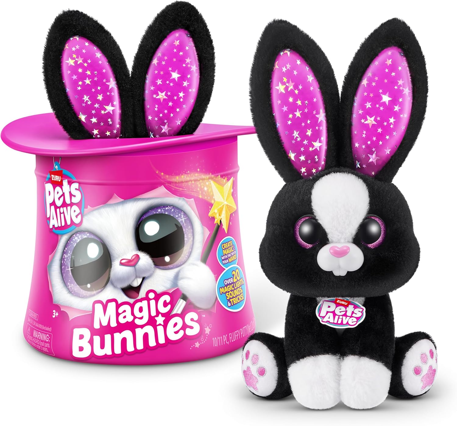 Інтерактивна іграшка Zuru Pets Alive Magic Bunnies Sootie Кролик