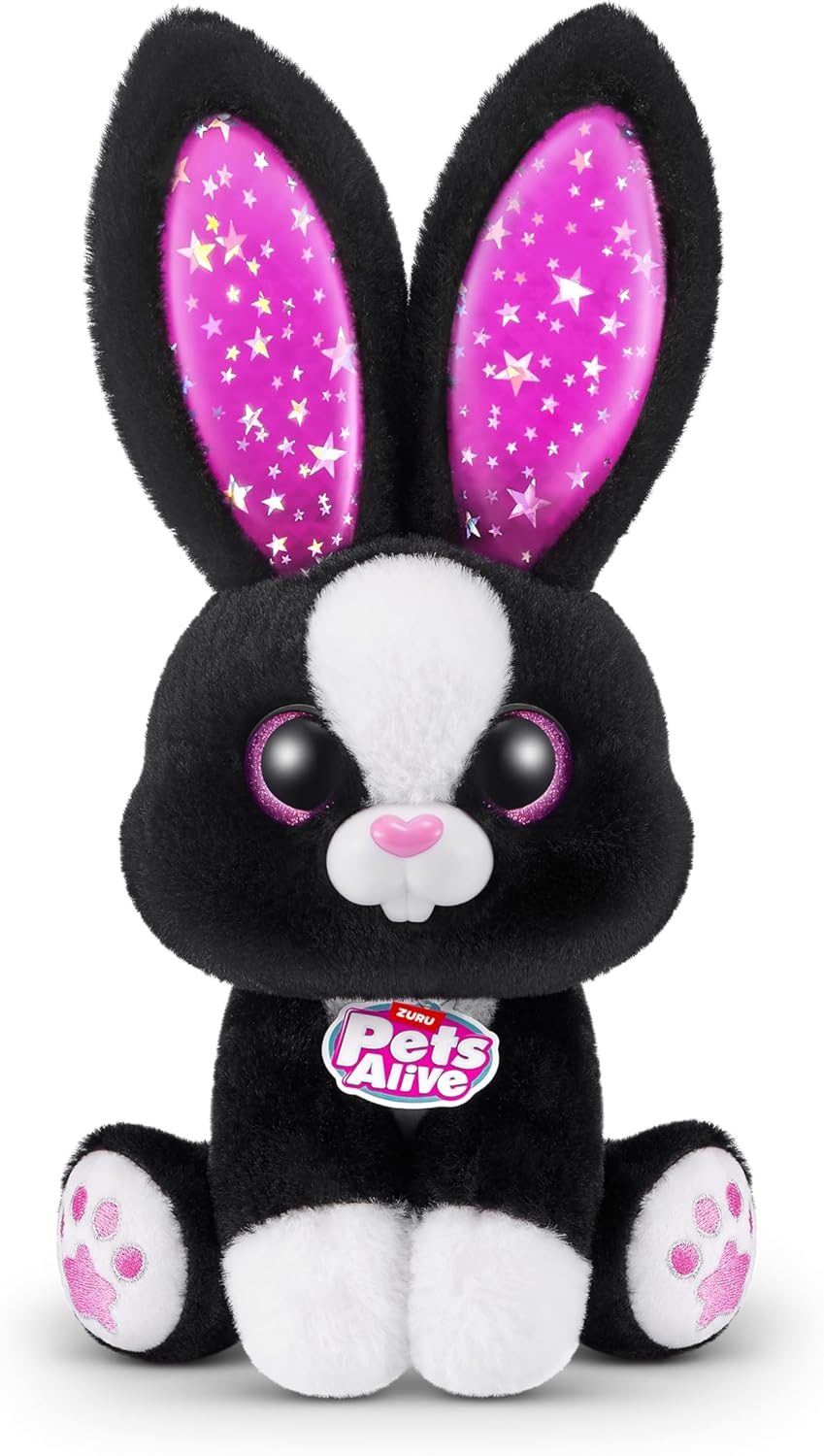 Інтерактивна іграшка Zuru Pets Alive Magic Bunnies Sootie Кролик Чарівник Чорний (9549D) - Зображення 5