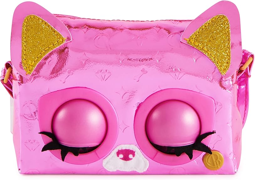 Интерактивная сумочка Пурсе Петс Френчи Щенок Purse Pets Metallic Mood Flashy Frenchie (6066701) - Зображення 4