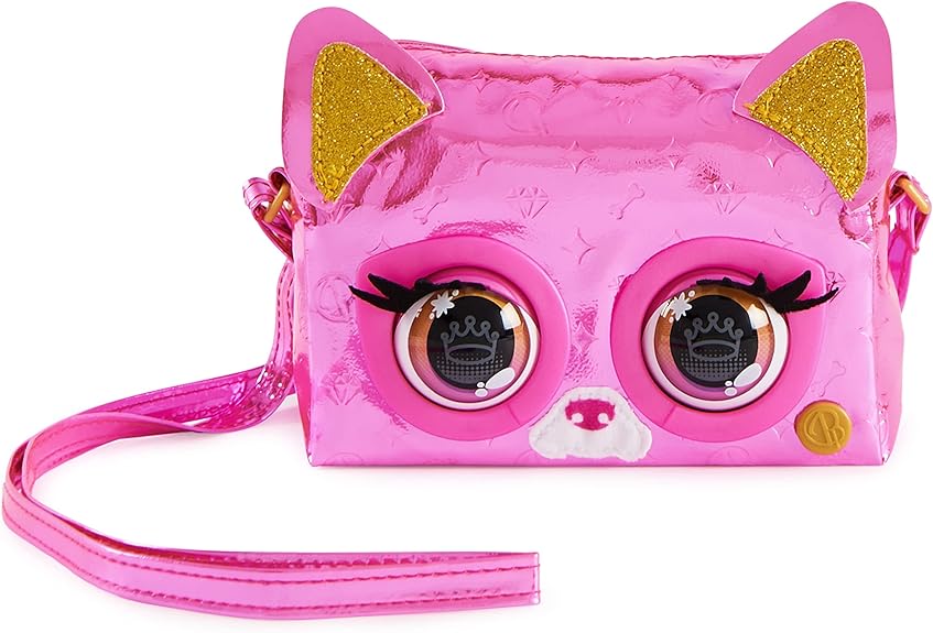 Интерактивная сумочка Пурсе Петс Френчи Щенок Purse Pets Metallic Mood Flashy Frenchie (6066701) - Зображення 5