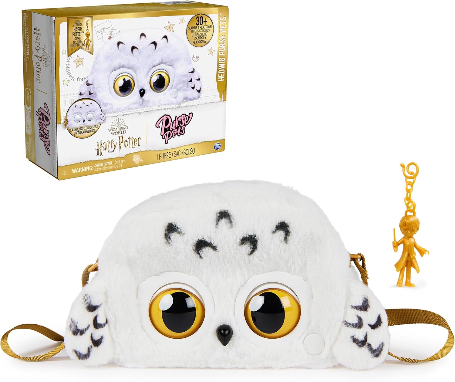 Интерактивная сумочка Пурсе Сова Хедвиг Букля Гарри Поттер Wizarding World Harry Potter Hedwig Purse Pets (6067203) 1 Интерактивная сумочка Пурсе Сова Хедвиг Букля Гарри Поттер Wizarding World Harry Potter Hedwig Purse Pets (6067203)