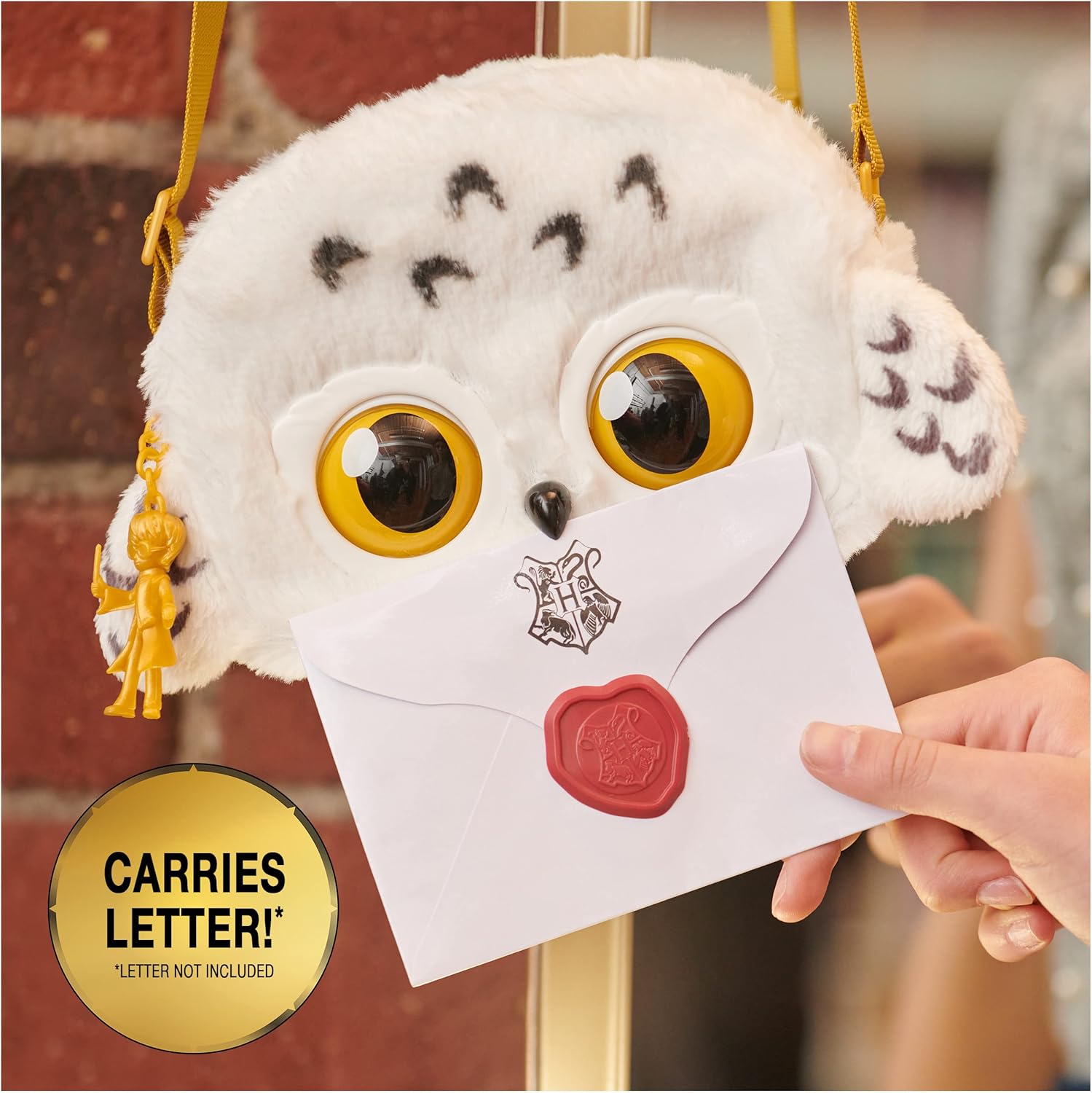Интерактивная сумочка Пурсе Сова Хедвиг Букля Гарри Поттер Wizarding World Harry Potter Hedwig Purse Pets (6067203) 8 Интерактивная сумочка Пурсе Сова Хедвиг Букля Гарри Поттер Wizarding World Harry Potter Hedwig Purse Pets (6067203) - Зображення 8