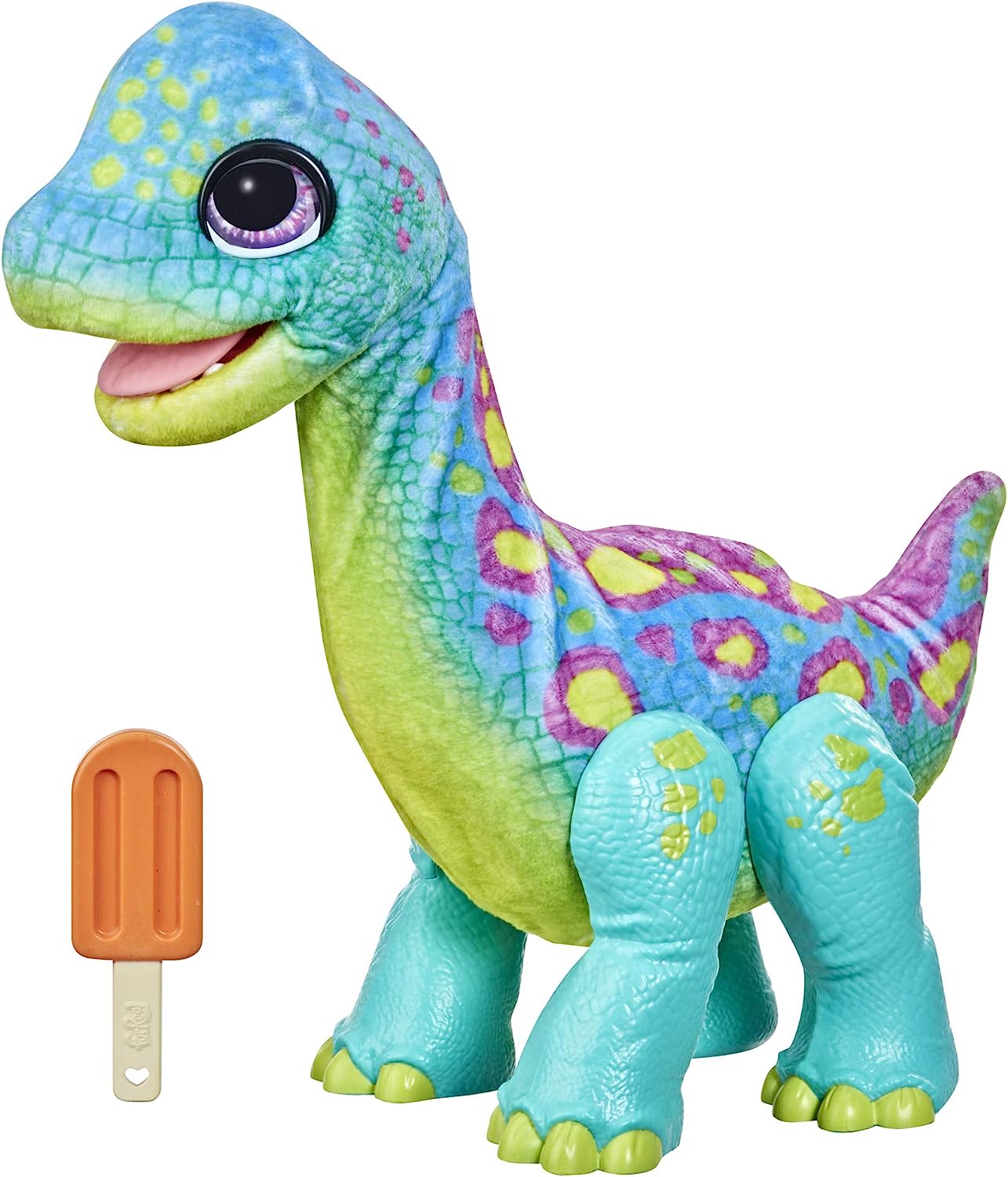 Интерактивный динозавр Сэм FurReal Friends Dinosaur Snackin Sam The Bronto Hasbro (F1739) - Зображення 7