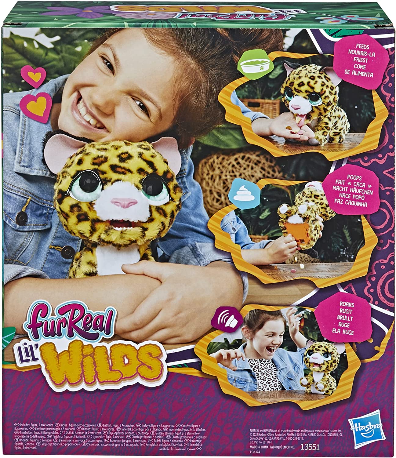 Інтерактивна іграшка леопард FurReal Lil’ Wilds Lolly The Leopard Hasbro (F4394) - Зображення 10