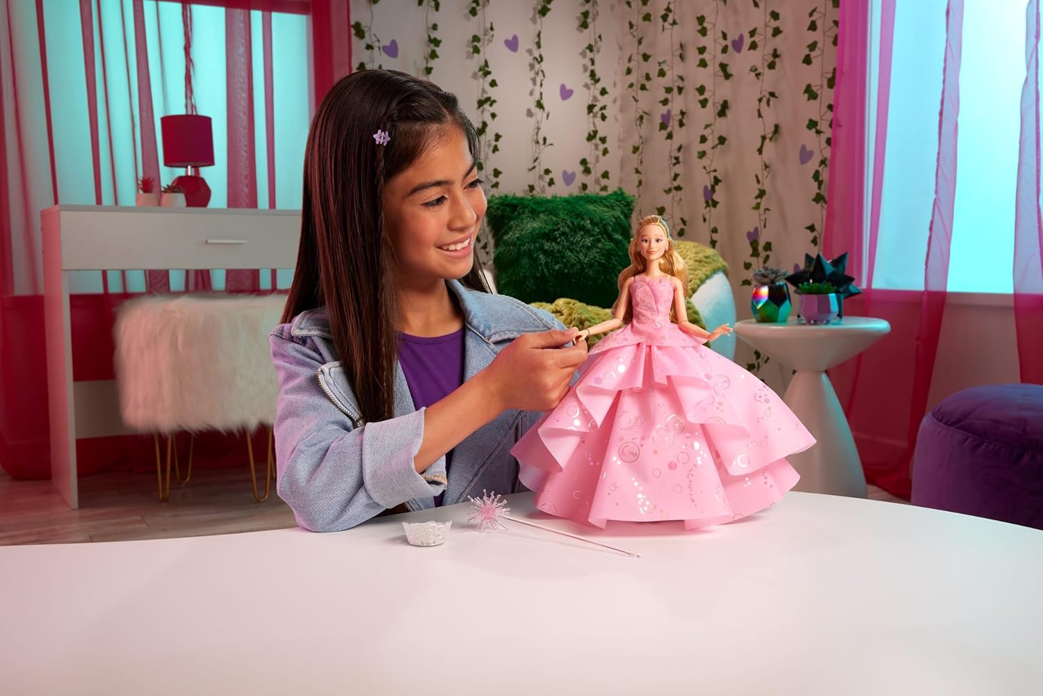 Колекційна лялька Mattel Universal Wicked Deluxe Glinda Добра Чарівниця Глінда (JLG46) - Зображення 6