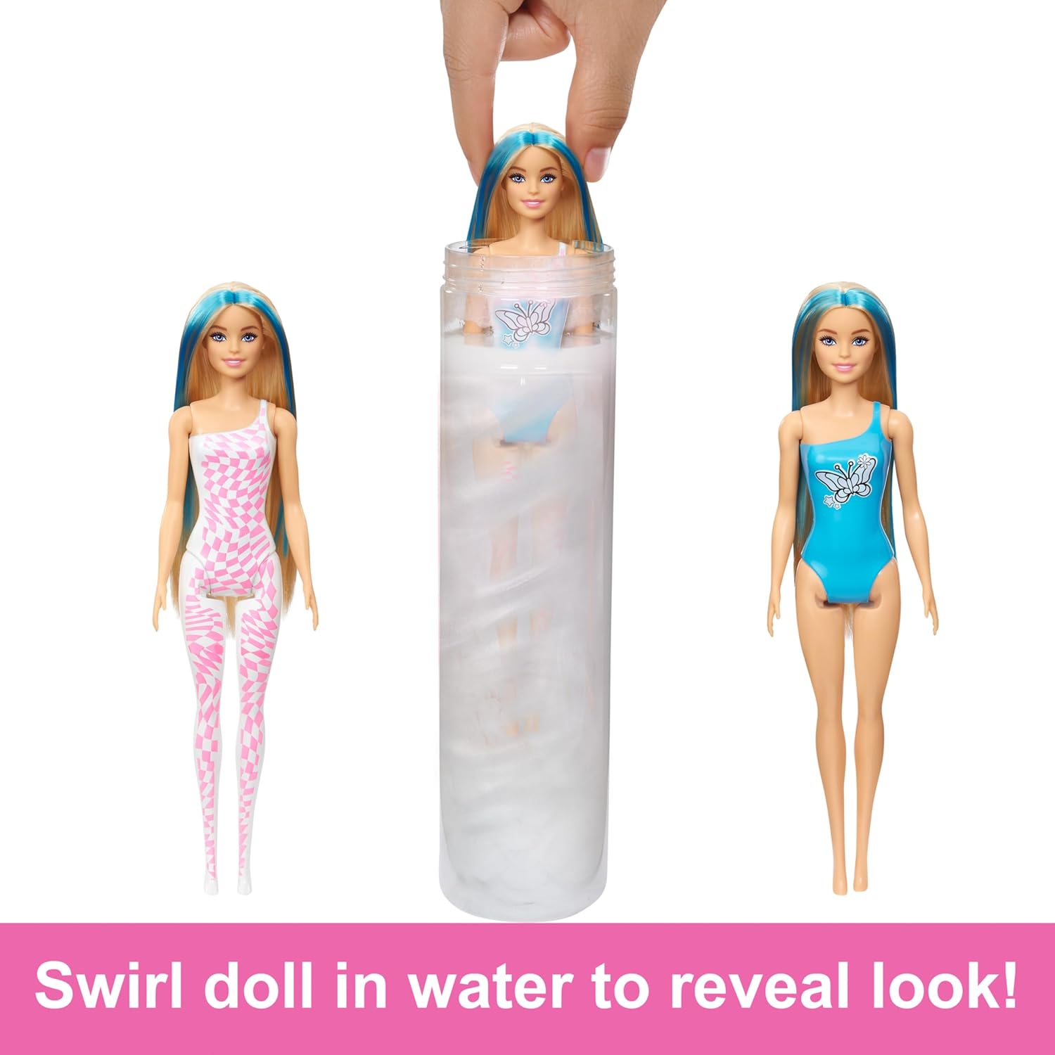 Кукла Барби Колор Ревил Радужные и стильные Barbie Color Reveal Rainbow-Inspired Series (HRK06) - Зображення 4