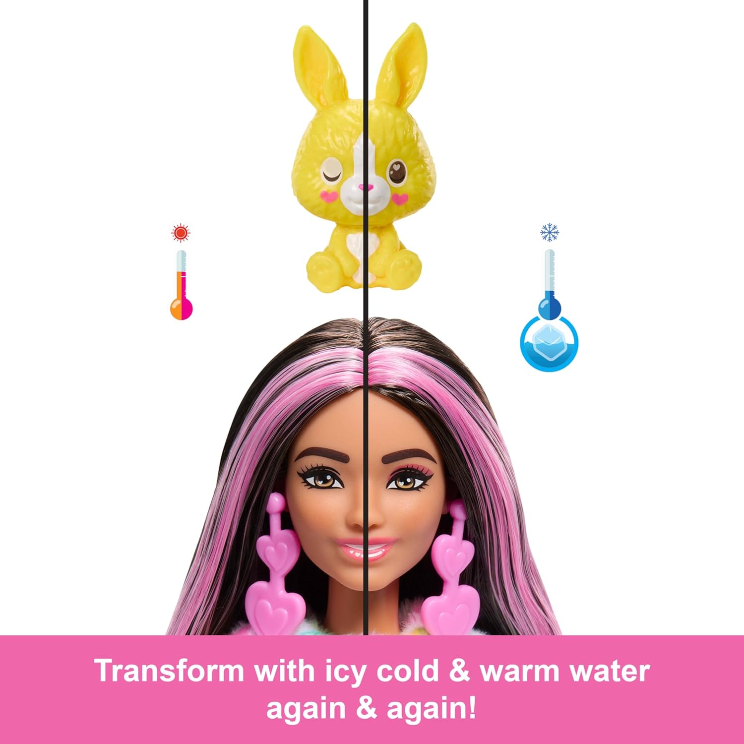 Кукла Барби Кролик Barbie Cutie Reveal Tie-Dyed Bunny Costume Color Dream Series (HRK38) - Зображення 3