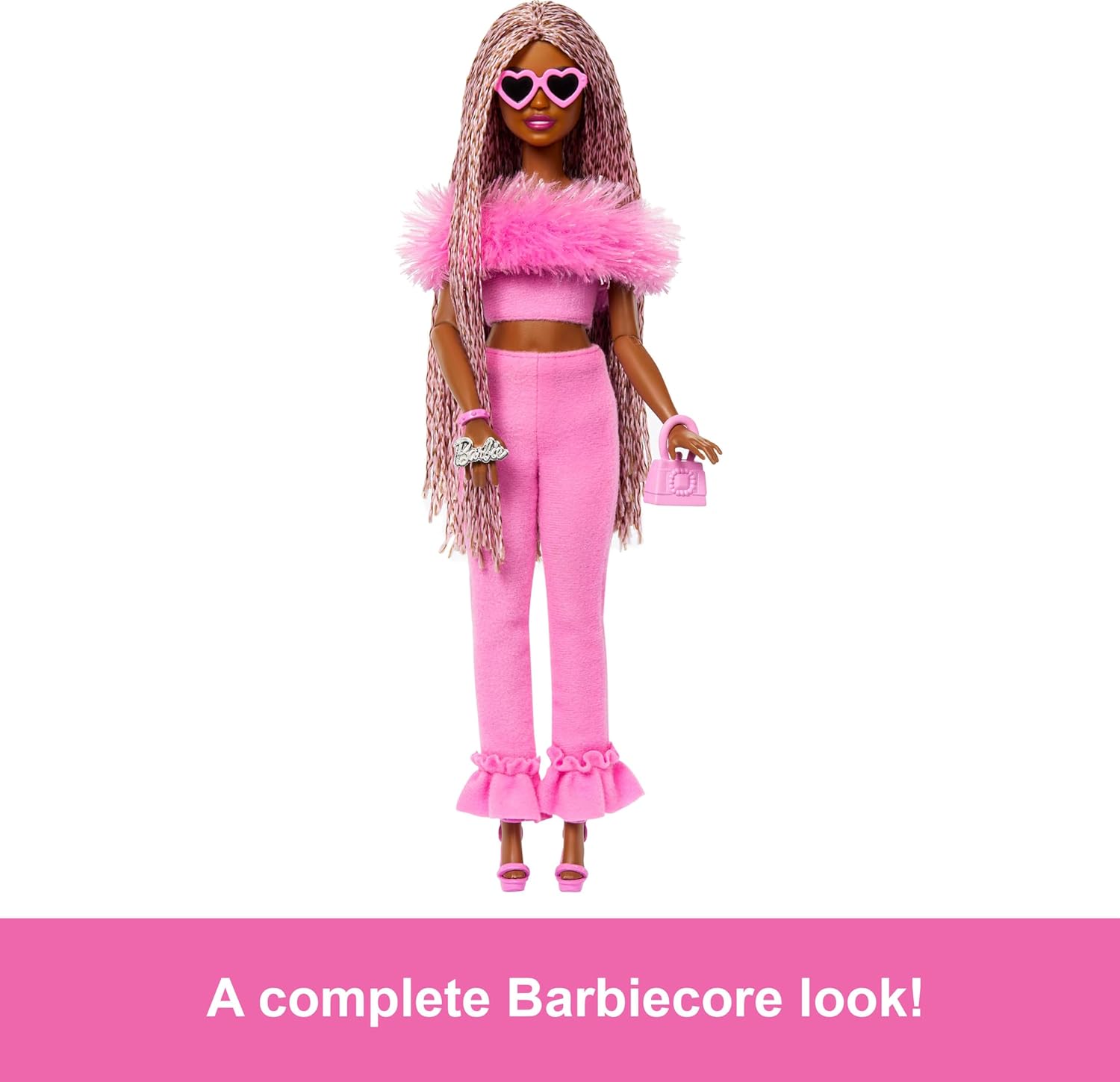Колекційна лялька Barbie Deluxe Style Barbiecore #4 модниця в костюмі з пір’ям (HYV28) 2 Колекційна лялька Barbie Deluxe Style Barbiecore #4 модниця в костюмі з пір’ям (HYV28) - Зображення 2