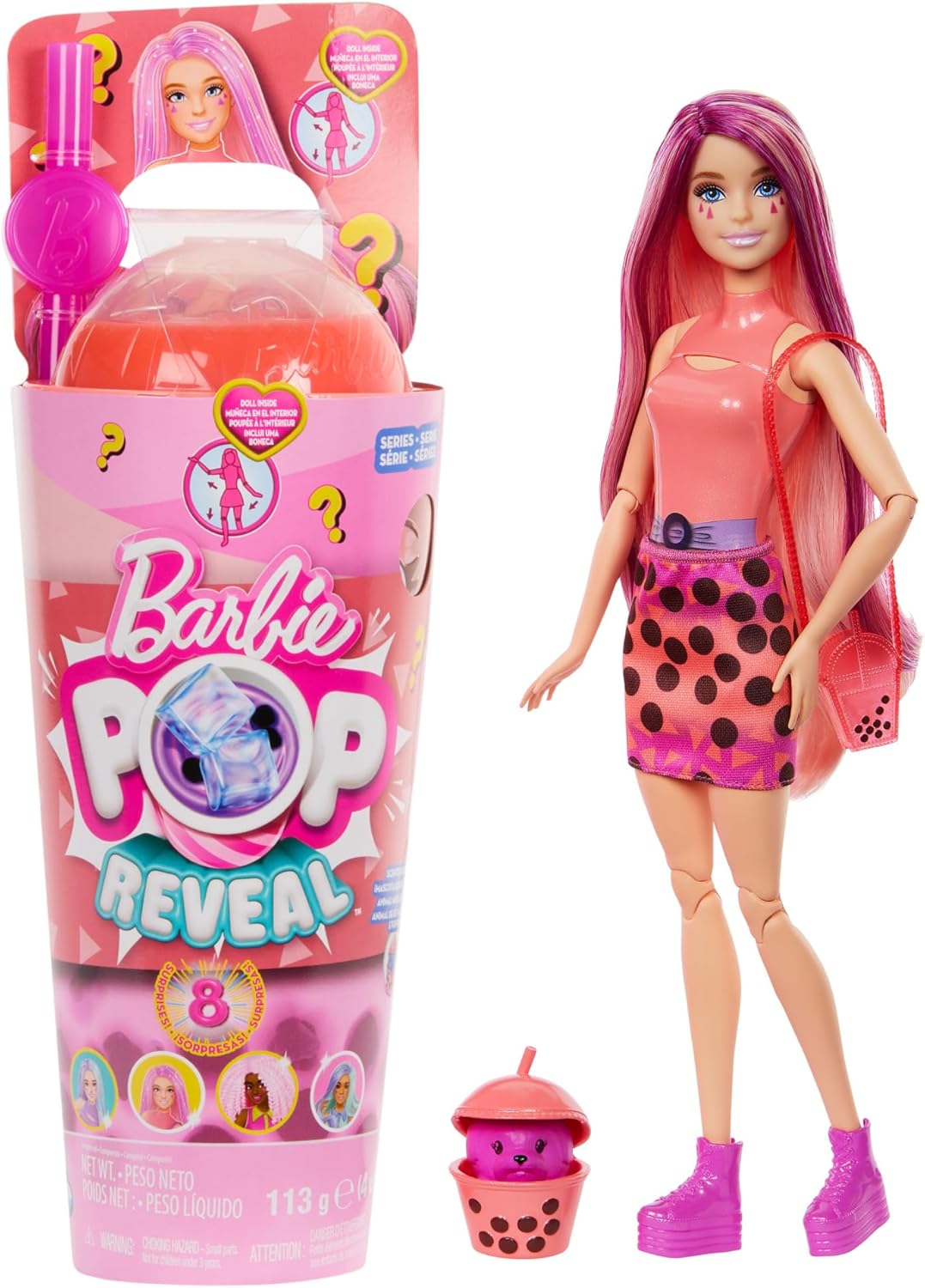 Лялька Barbie Pop Reveal Bubble Tea Series Mango Mochi Барбі Манго Моті (HTJ22)