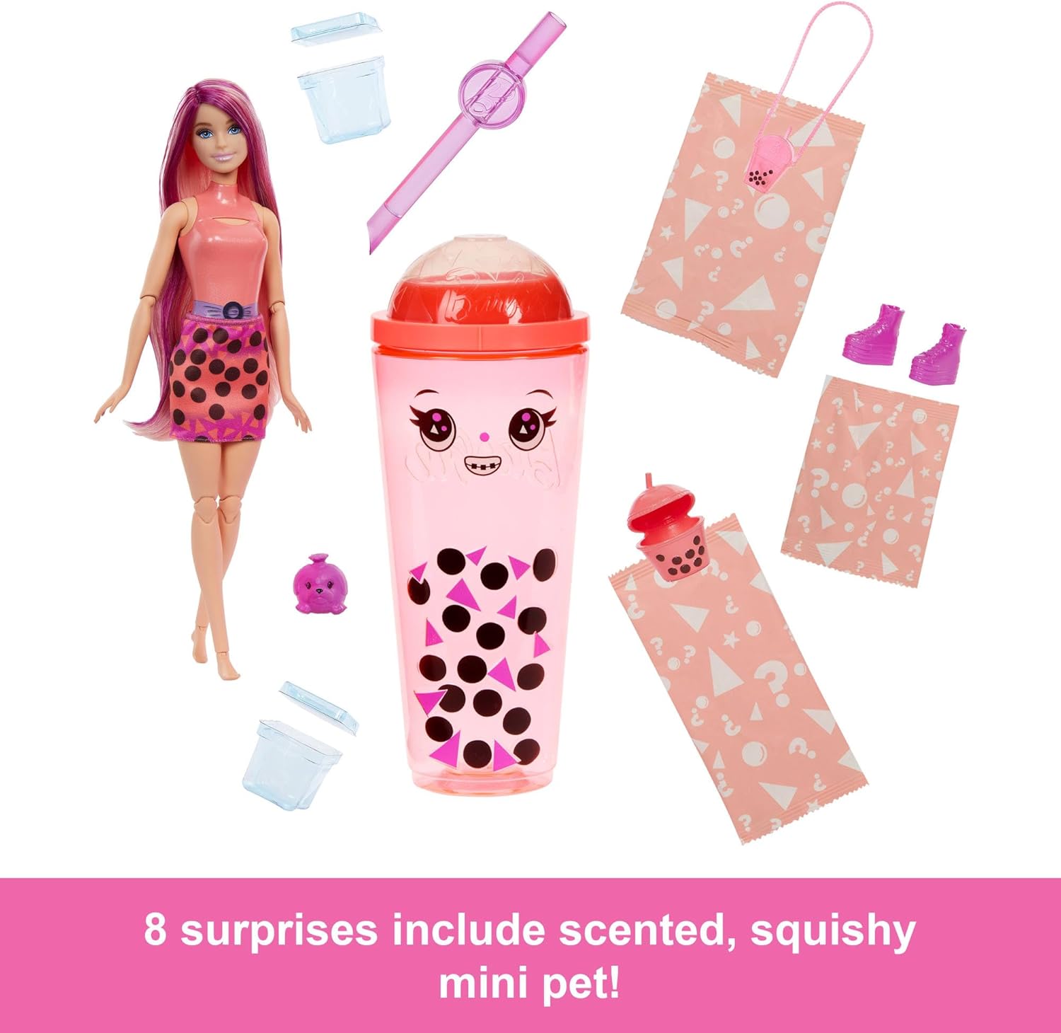 Лялька Barbie Pop Reveal Bubble Tea Series Mango Mochi Барбі Манго Моті (HTJ22) - Зображення 2
