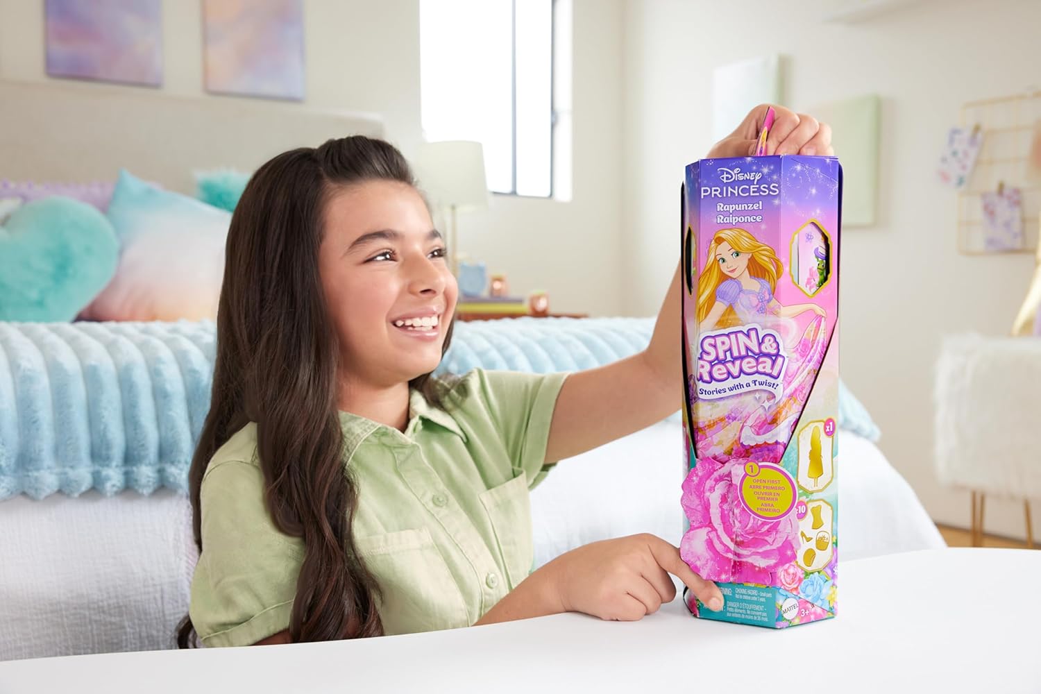 Кукла Disney Princess Rapunzel Spin & Reveal Рапунцель Крути и прояви (HTV86) - Зображення 6