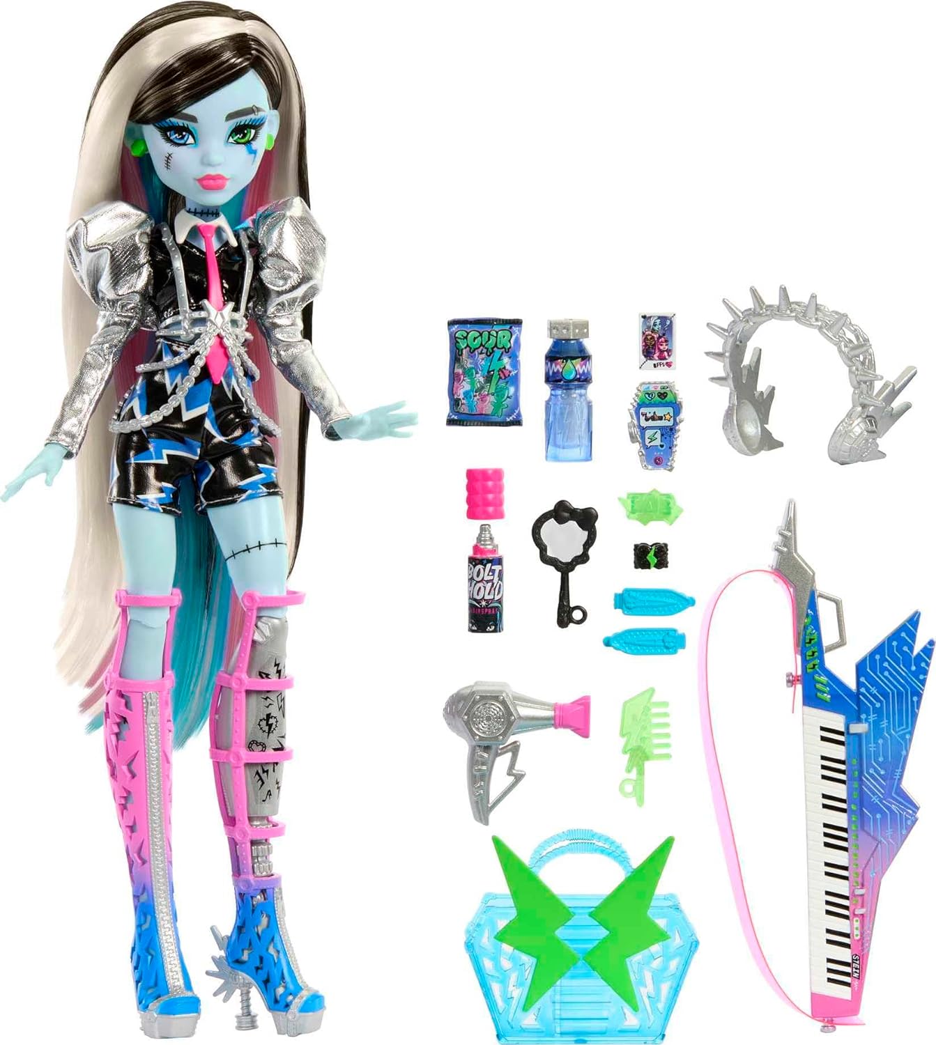Кукла Монстер Хай Фрэнки Штейн Рок Звезда Monster High Frankie Stein Rockstar (HNF84) 1 Кукла Монстер Хай Фрэнки Штейн Рок Звезда Monster High Frankie Stein Rockstar (HNF84)