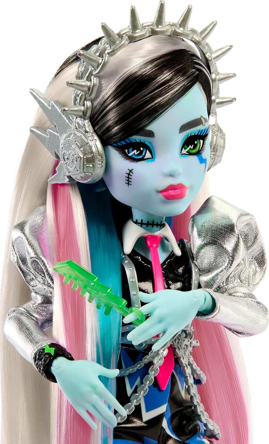 Кукла Монстер Хай Фрэнки Штейн Рок Звезда Monster High Frankie Stein Rockstar (HNF84) 6 Кукла Монстер Хай Фрэнки Штейн Рок Звезда Monster High Frankie Stein Rockstar (HNF84) - Зображення 6