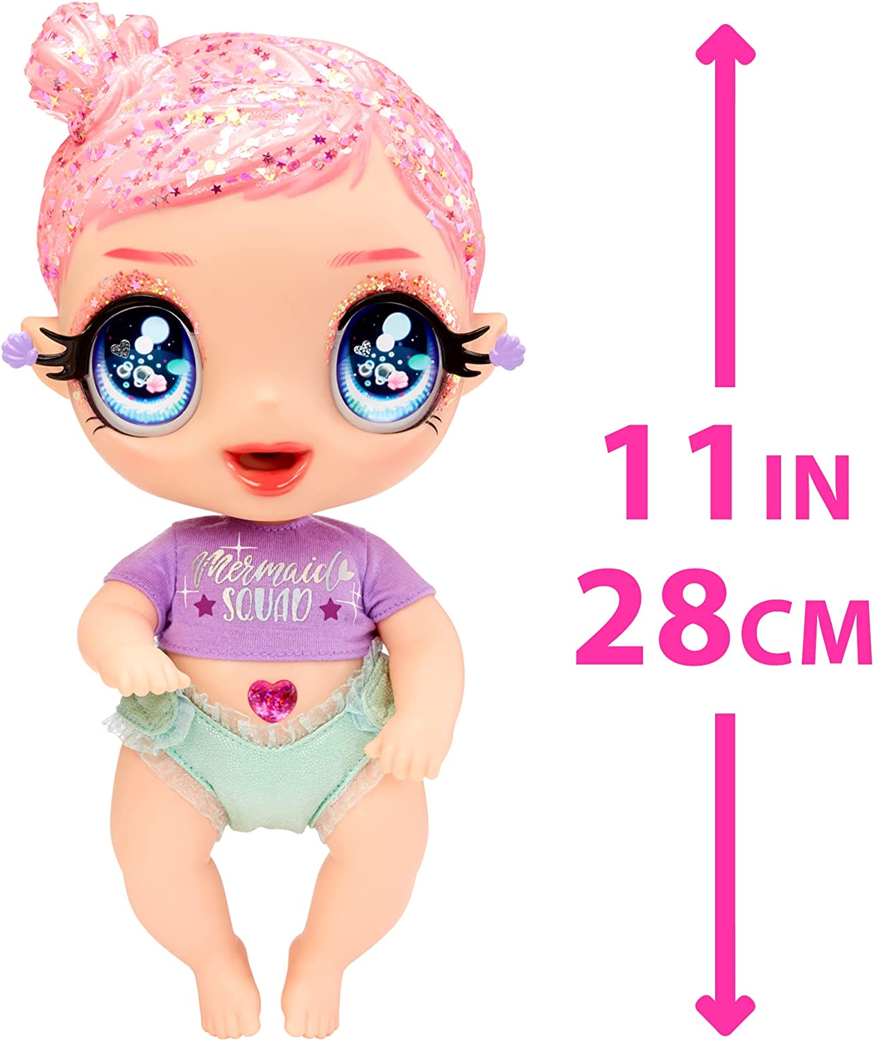 Кукла Глиттер Бебис Марина Финли MGA Glitter Babyz Marina Finley Baby (580164) 4 Кукла Глиттер Бебис Марина Финли MGA Glitter Babyz Marina Finley Baby (580164) - Зображення 4
