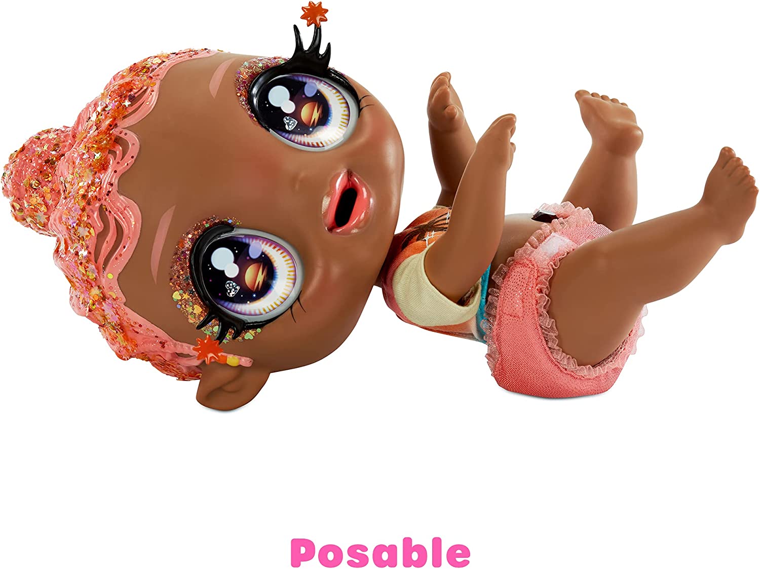 Кукла Глиттер Бебис Солана MGA Glitter Babyz Solana Sunburst Baby (577294) - Зображення 2