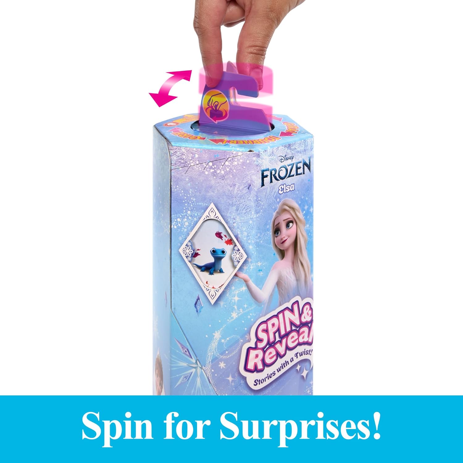 Кукла Эльза Крути и прояви Disney Frozen Elsa Spin & Reveal (HTG25) - Зображення 6