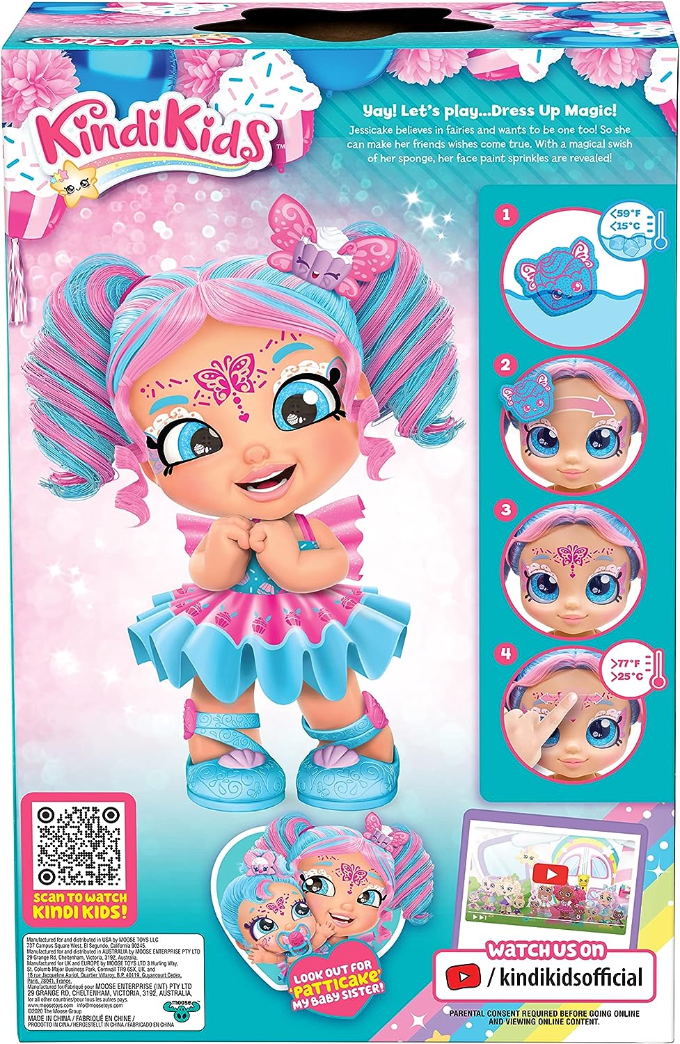 Кукла Kindi Kids Jessicake Fairy Кинди Кидс Джессикейк Волшебная фея (50243) 3 Кукла Kindi Kids Jessicake Fairy Кинди Кидс Джессикейк Волшебная фея (50243) - Зображення 3