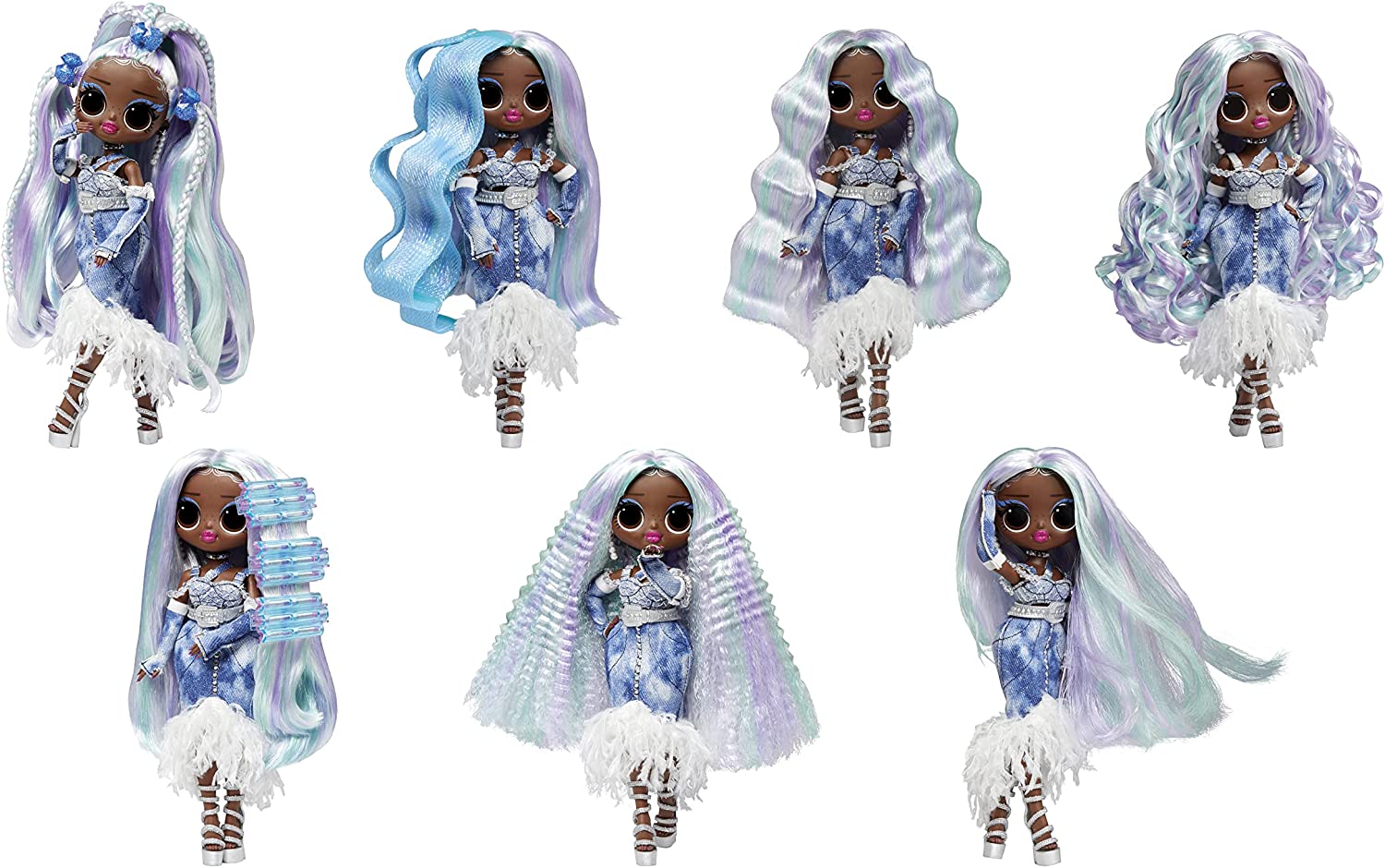 Кукла LOL Surprise! OMG Fashion Show Hair Edition Lady Braids ЛОЛ Леди Брейдс (584285) - Зображення 3